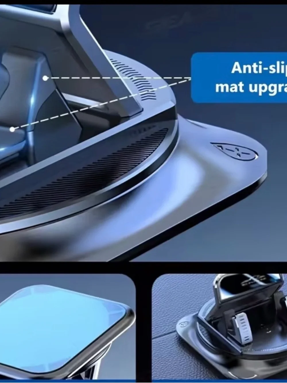 Universal Black Car Dashboard Cell Phone Stand